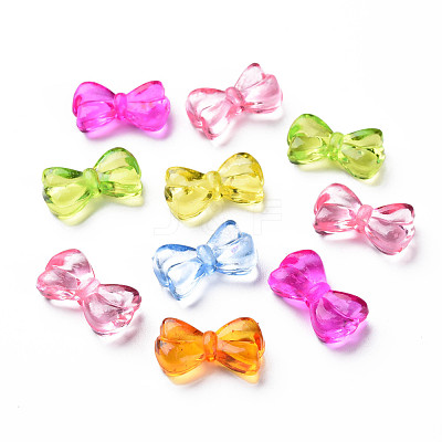 Transparent Acrylic Beads MACR-N013-015-1