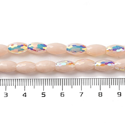 AB Color Plated Electroplate Beads Strands EGLA-H104-03B-1