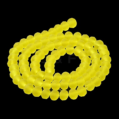 Transparent Glass Beads Strands LS-EGLA-A034-T8mm-MD29-1