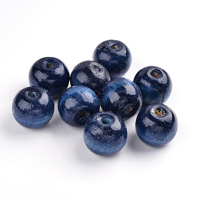 Natural Maple Wood Beads X-TB20mmY-8-1
