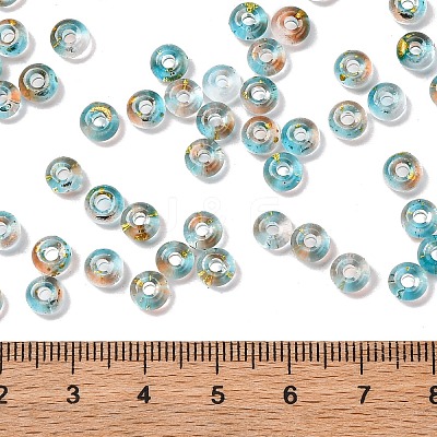 3/0 Baking Paint Transparent Colours Glass Round Beads SEED-L011-13A-02-1