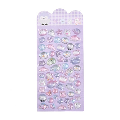 Epoxy Resin 3D Puffy Stickers DIY-G122-01H-1