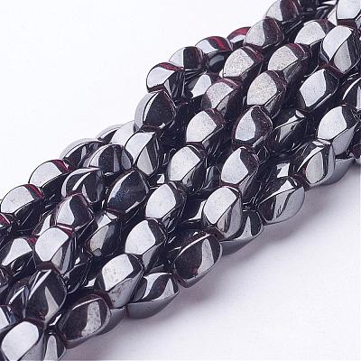 Non-Magnetic Synthetic Hematite Beads Strands G-E001-4-8x5mm-1
