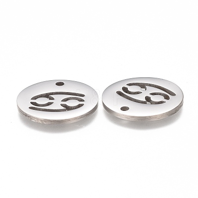 Tarnish Resistant 201 Stainless Steel Pendants STAS-Z001-B-10P-1