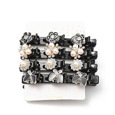Fashion Double Layer Plastic Alligator Hair Clips Sets PHAR-P005-24-1