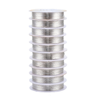 Round Copper Jewelry Wire CWIR-Q006-0.4mm-S-1