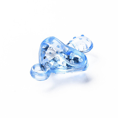Autumn Theme Transparent Acrylic Pendants MACR-N013-027-1