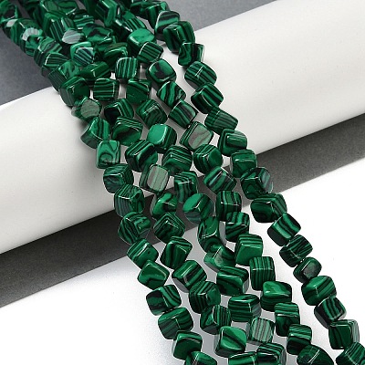Synthetic Malachite Beads Strands G-A257-A11-01-1