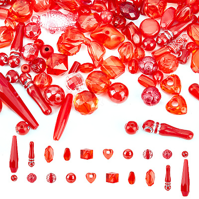 80G DIY Acrylic Beads & Pendants Mobile Phone Wrist Strap Making Finding Kit MACR-GO0001-08A-1