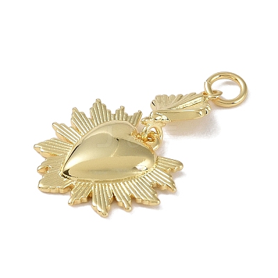 Rack Plating Brass Pendants KK-E110-04G-1