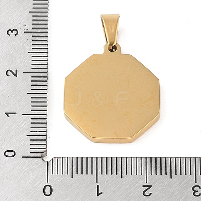 Stainless Steel Pendants LS-STAS-S121-02G-1
