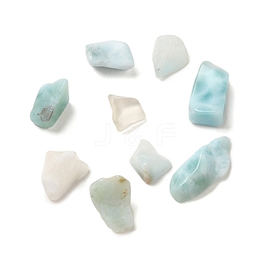 Natural Larimar Chip Beads G-Q193-01A-1