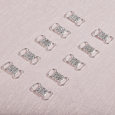 20Pcs Brass Rhinestone Buckles FIND-CA0008-35B-1