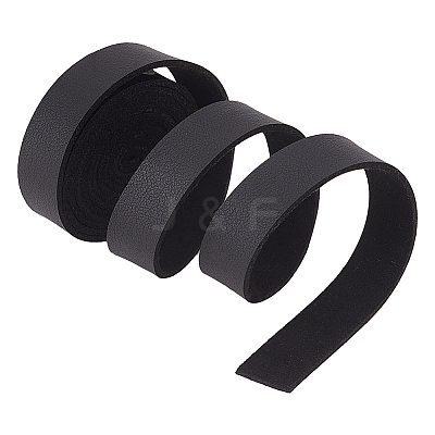 Flat PU Leather Cord WL-WH0004-09C-1
