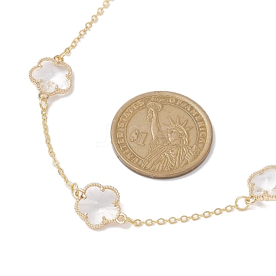 Brass Cable Chains Necklace NJEW-JN04699-1