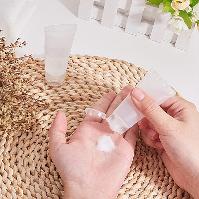 20ml PE Plastic Refillable Flip Top Cap Bottles X-MRMJ-WH0037-02A-1