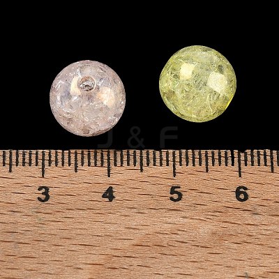 Transparent Crackle Acrylic Beads AC-CBA4496-05C-1