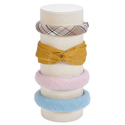Velveteen Hairband Display Stands ODIS-WH0038-285C-1