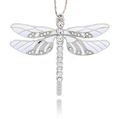 Alloy Enamel Dragonfly Big Pendants ENAM-L034-04P-1
