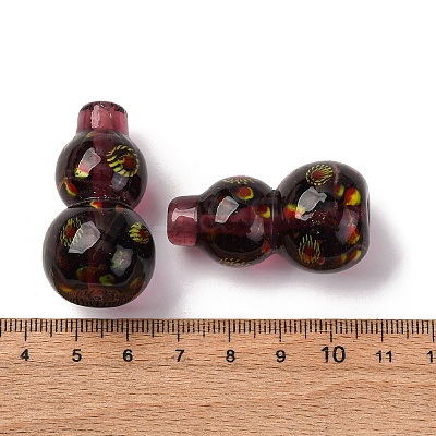 Handmade Lampwork Beads LAMP-Q005-08J-1