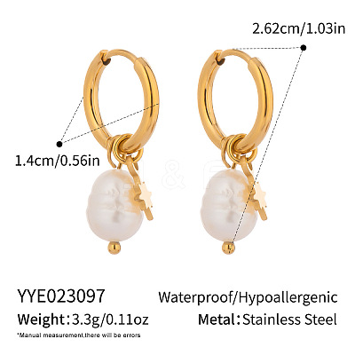 Stainless Steel Hoop Earrings ZU9248-7-1