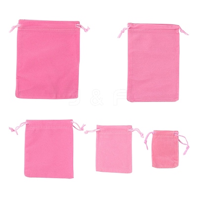 5 Style Rectangle Velvet Pouches TP-LS0001-01A-1