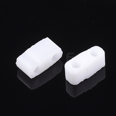 2-Hole Opaque Glass Seed Beads SEED-S023-05B-1