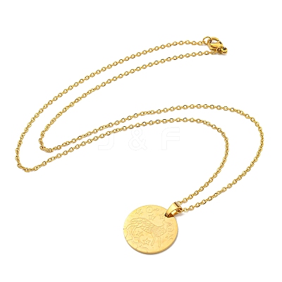Constellation Pendant Necklaces NJEW-S422-04G-01-1