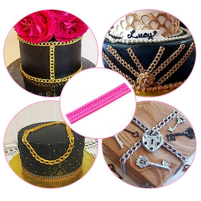 Chain Shape Fondant Molds DIY-GA0002-10-1