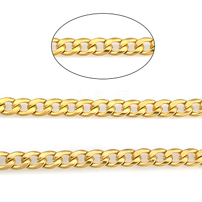 Ion Plating(IP) 304 Stainless Steel Cuban Link Chains CHS-E013-17C-G-1
