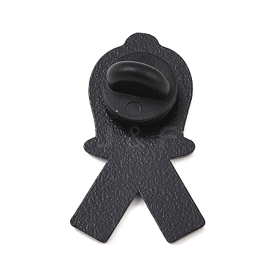 Protecting Awareness Ribbon Enamel Pins LS-JEWB-C048-03B-EB-1