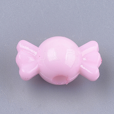 Opaque Solid Color Acrylic Beads MACR-T030-16-1