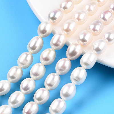 Natural Cultured Freshwater Pearl Beads Strands PEAR-N012-08D-1