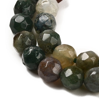 Natural Moss Agate Beads Strands G-Z068-B08-02-1