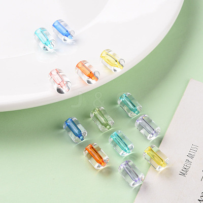 Transparent Acrylic Beads X-TACR-S154-17A-1