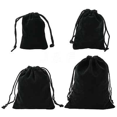 30Pcs Rectangle Velvet Pouches TP-FS0001-02A-1