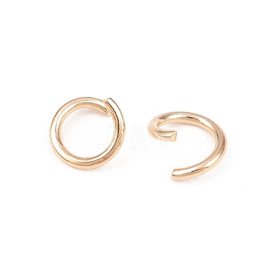 Iron Open Jump Rings JROS6mm-KCG-1
