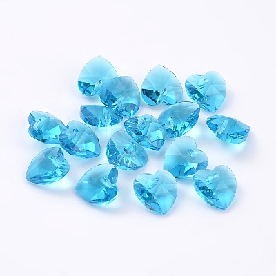 Romantic Valentines Ideas Glass Charms G030V10mm-06-1