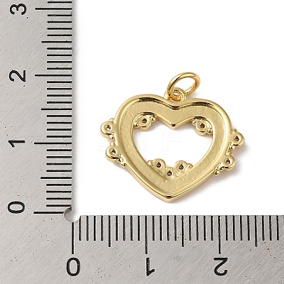 Rack Plating Brass Micro Pave Cubic Zirconia and Enamel Pendants KK-B092-10G-1