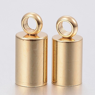 201 Stainless Steel Cord Ends X-STAS-H436-13A-1