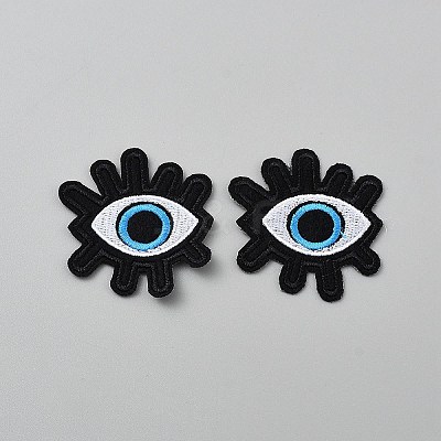 Computerized Embroidery Cloth Patches PATC-WH0002-080A-1