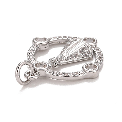 Cubic Zirconia Pendants KK-E275-24P-1