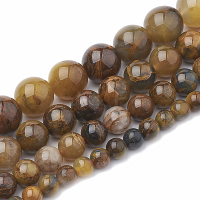 Natural Pietersite Beads Strands G-S333-10mm-010-1