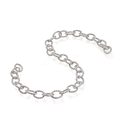 Brass Textured Cable Chains CHC-K010-02P-1
