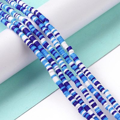 Handmade Polymer Clay Beads Strands CLAY-R089-3mm-001-1