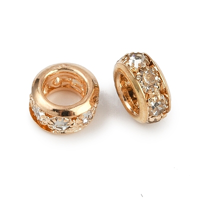 Brass Rhinestone Beads KK-U071-02C-01KCG-1