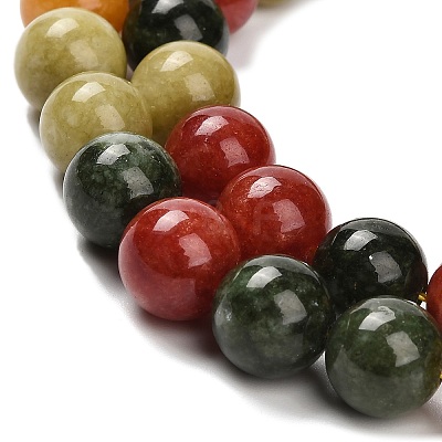 Natural White Jade Beads Strands G-Z097-A01-10mm-B-1