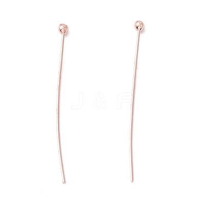 Brass Ball Head Pins KK-WH0058-02C-RG-1