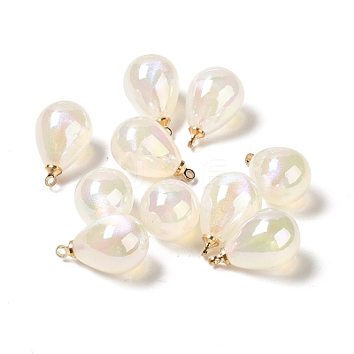 UV Plating Acrylic Pendants FIND-I035-01E-1