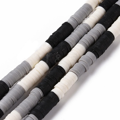 Handmade Polymer Clay Bead Strands CLAY-C003-05E-1